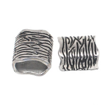 Wholesale Stainless Steel Bead Spacer Charms For Leather Bracelet